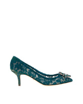 TAORMINA LUREX LACE PUMPS WITH CRYSTALS -  | Dolce &amp; Gabbana