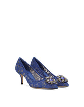 TAORMINA LUREX LACE PUMPS WITH CRYSTALS -  | Dolce &amp; Gabbana