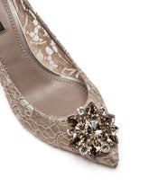 TAORMINA LUREX LACE PUMPS WITH CRYSTALS -  | Dolce &amp; Gabbana