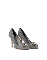 Taormina lace pumps with crystals -  | Dolce &amp; Gabbana