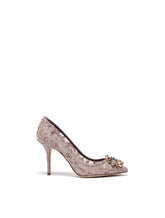 Taormina lace pumps with crystals -  | Dolce &amp; Gabbana