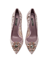 Taormina lace pumps with crystals -  | Dolce &amp; Gabbana