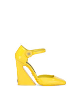 Patent leather Mary Janes with geometric heel -  | Dolce & Gabbana