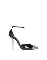 Patent leather pumps with fusible rhinestones -  | Dolce & Gabbana