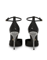 Patent leather pumps with fusible rhinestones -  | Dolce & Gabbana