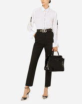Patent leather pumps with fusible rhinestones -  | Dolce & Gabbana