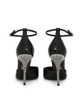 Patent leather pumps with fusible rhinestones -  | Dolce & Gabbana