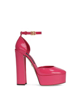 Polished calfskin platforms -  | Dolce & Gabbana