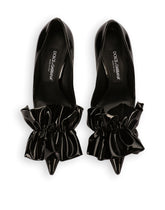 Patent leather pumps with ruches -  | Dolce &amp; Gabbana