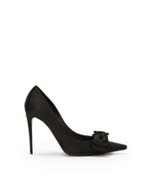 Satin pumps with bow detail -  | Dolce &amp; Gabbana