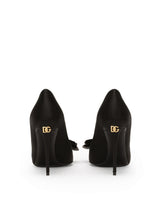Satin pumps with bow detail -  | Dolce &amp; Gabbana