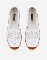 Embroidered canvas espadrilles -  | Dolce & Gabbana