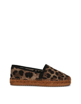 Leopard-print fabric espadrilles -  | Dolce &amp; Gabbana