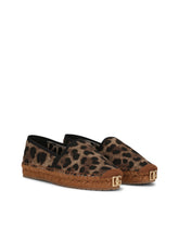Leopard-print fabric espadrilles -  | Dolce &amp; Gabbana