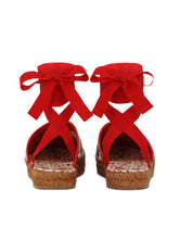 Printed canvas espadrilles with ribbon detail -  | Dolce & Gabbana