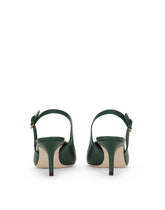 DG Amore pointed leather slingback -  | Dolce & Gabbana
