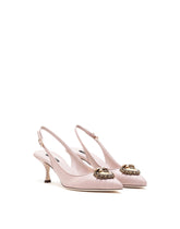 Matelassé nappa leather Devotion slingbacks -  | Dolce & Gabbana