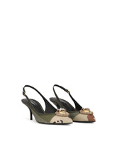 Devotion slingbacks in camouflage patchwork -  | Dolce & Gabbana