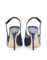 Devotion slingbacks in patchwork denim -  | Dolce &amp; Gabbana