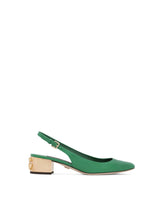 Patent leather slingbacks with DG Karol heel -  | Dolce & Gabbana