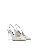 Embroidered nappa leather slingbacks -  | Dolce & Gabbana