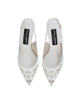 Embroidered nappa leather slingbacks -  | Dolce & Gabbana