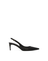 Tortoiseshell-print patent leather slingbacks -  | Dolce & Gabbana