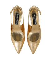 Foiled calfskin slingbacks -  | Dolce &amp; Gabbana