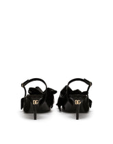 Patent leather slingbacks with ruching -  | Dolce & Gabbana