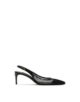 Patent leather and mesh slingbacks -  | Dolce &amp; Gabbana