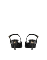Patent leather and mesh slingbacks -  | Dolce &amp; Gabbana