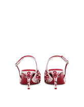 Printed polished calfskin slingbacks -  | Dolce & Gabbana