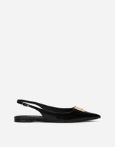 Polished calfskin slingbacks -  | Dolce & Gabbana