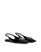 Polished calfskin slingbacks -  | Dolce & Gabbana