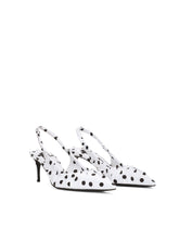 Printed satin slingbacks -  | Dolce & Gabbana