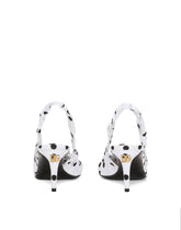 Printed satin slingbacks -  | Dolce & Gabbana