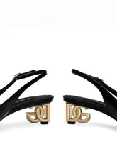 Polished calfskin slingback -  | Dolce &amp; Gabbana