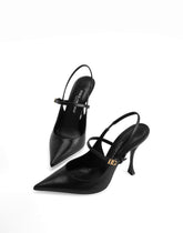 Polished goatskin slingback -  | Dolce &amp; Gabbana