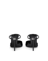 Polished calfskin mules with embroidery -  | Dolce &amp; Gabbana