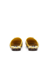 Majolica-print brocade mules with embroidery -  | Dolce &amp; Gabbana