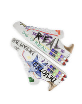 Calfskin Portofino sneakers with embroidery and lettering -  | Dolce &amp; Gabbana