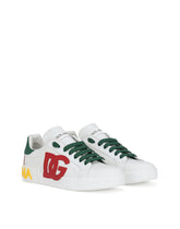 LEATHER SNEAKERS -  | Dolce &amp; Gabbana