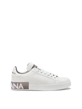 Calfskin Portofino sneakers -  | Dolce & Gabbana