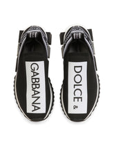 Stretch mesh sorrento sneakers with logo -  | Dolce &amp; Gabbana