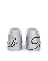 SNEAKERS IN VARNISHED LAMINATE NAPPA CALFSKIN -  | Dolce &amp; Gabbana