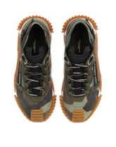 Camouflage patchwork NS1 sneakers -  | Dolce & Gabbana