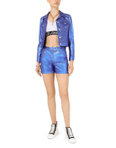 Two-tone canvas Portofino Light mid-top sneakers with DG logo -  | Dolce &amp; Gabbana