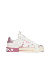 Calfskin 2.Zero custom sneakers with contrasting details -  | Dolce & Gabbana