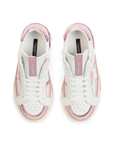 Calfskin 2.Zero custom sneakers with contrasting details -  | Dolce & Gabbana