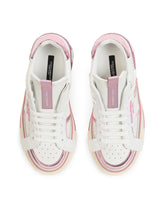 Calfskin 2.Zero custom sneakers with contrasting details -  | Dolce & Gabbana